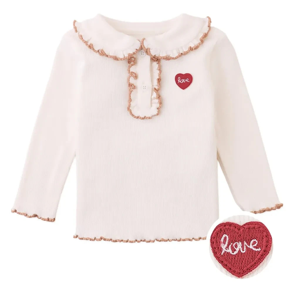 Gingersnaps - Geraldine Bébé ribbed T-Shirt | Ecru