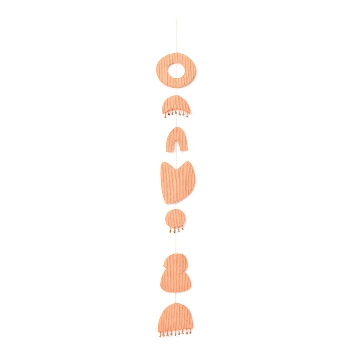 Muskhane - Chakra mobile inside quilted felt | Blush