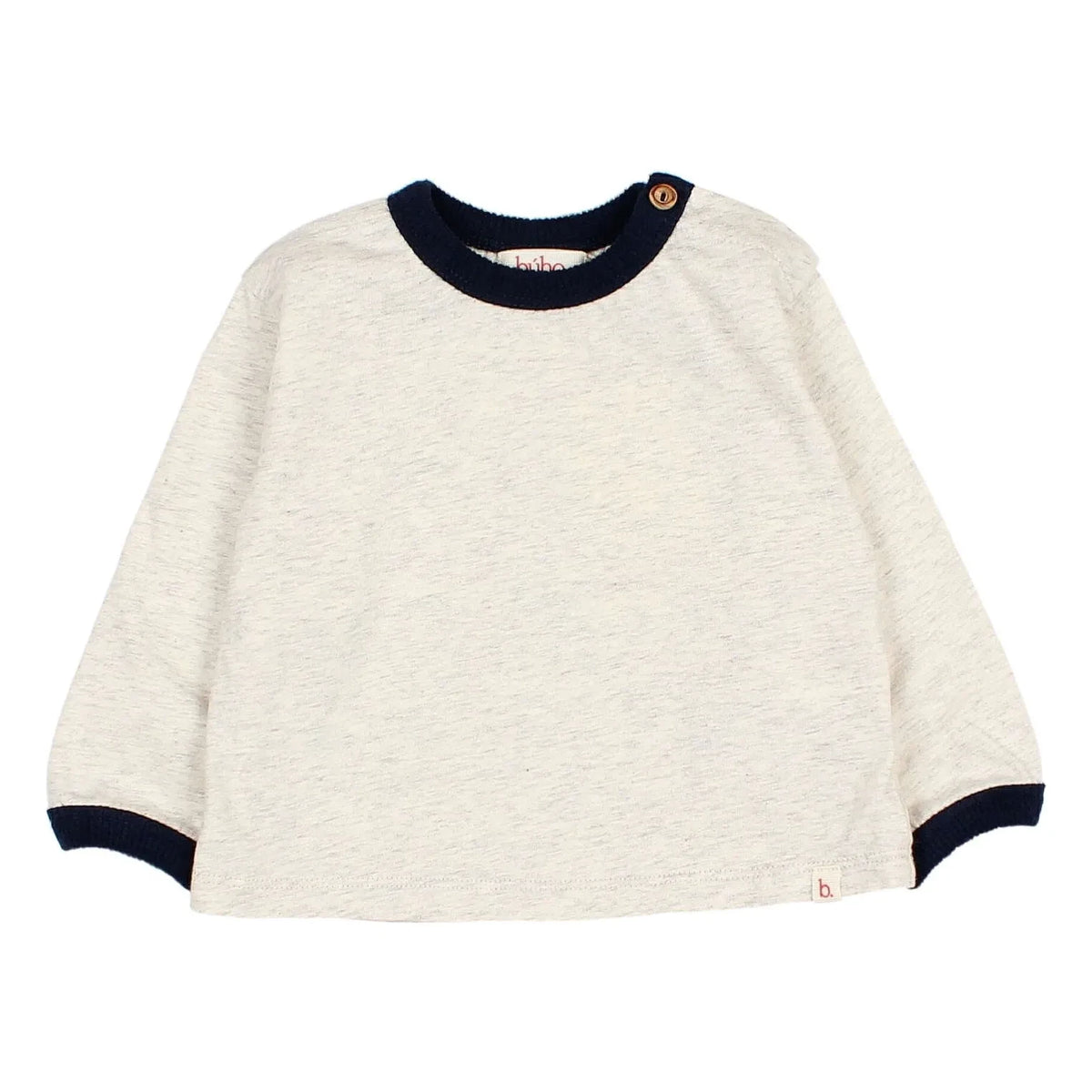 Búho - Contrast Chenille T-shirt | Ecru