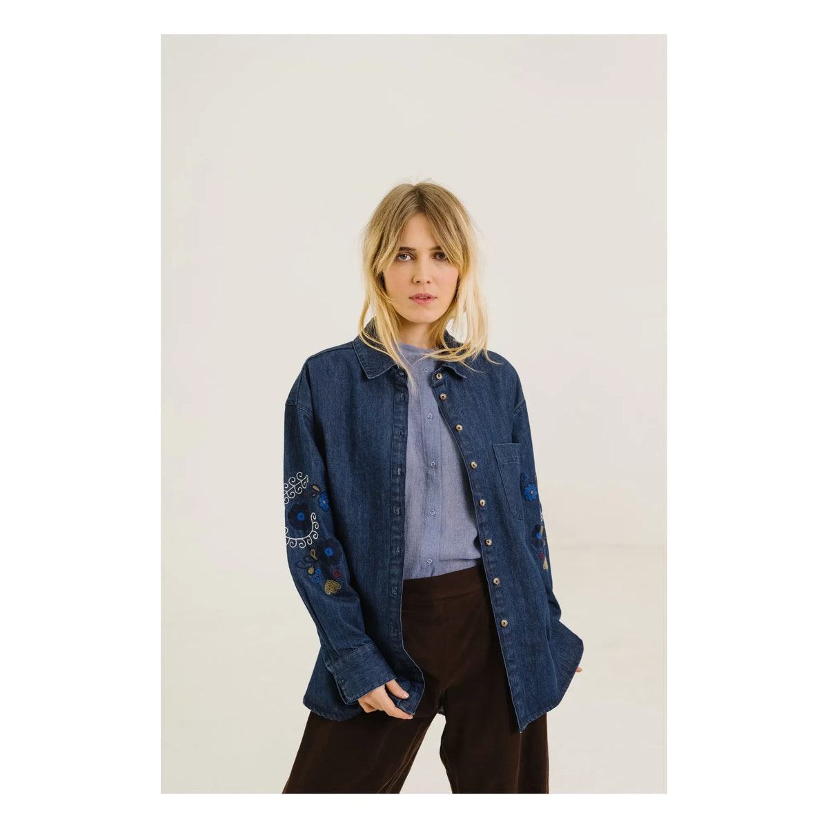 Sacrécoeur - Rupina Asha Overshirt | Indigo
