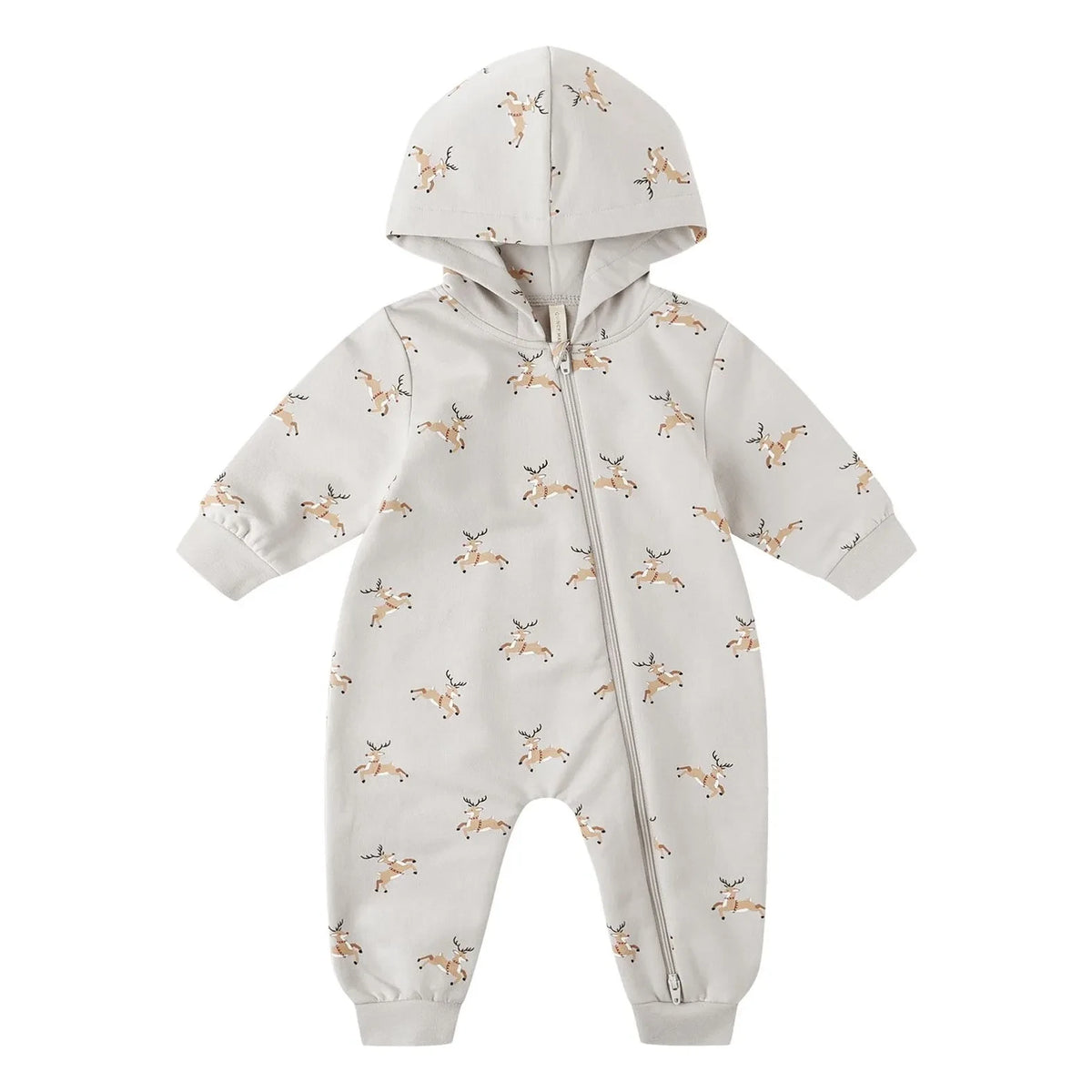 Quincy Mae - Rennes Organic Cotton Jumpsuit | Gray
