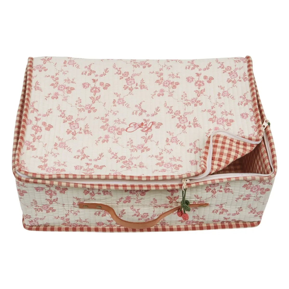 Emile et Ida - Rosalie XL Storage Suitcase | Ecru