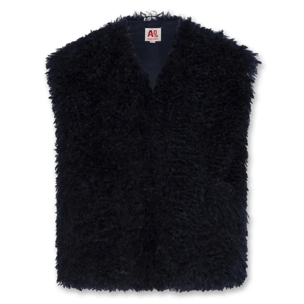 AO76 - Jamba Fur Vest | Midnight Blue