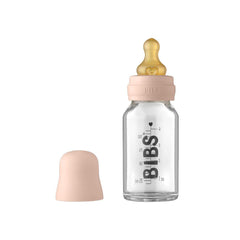 BIBS Baby Glass Bottle Complete Set - Blush-Baby Bottles-Blush-110ml | Natural Baby Shower