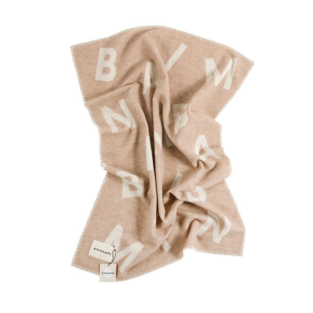 BINIBAMBA Merino Blanket - Alphabet-Blankets-Alphabet-One Size | Natural Baby Shower