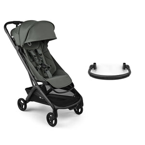 Bugaboo Butterfly 2 Complete Compact Stroller - Forest Green-Strollers-Forest Green-With Bumper Bar | Natural Baby Shower