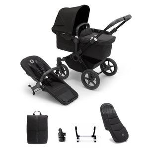 Bugaboo Donkey 5 Mono Essential Stroller Bundle-Travel Systems-Desert Taupe- | Natural Baby Shower