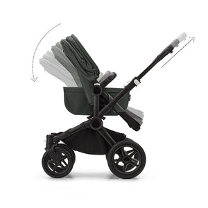Bugaboo Donkey 5 Mono Complete - Black/Forest Green-Strollers- | Natural Baby Shower