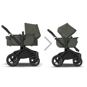 Bugaboo Donkey 5 Mono Complete - Black/Forest Green-Strollers- | Natural Baby Shower