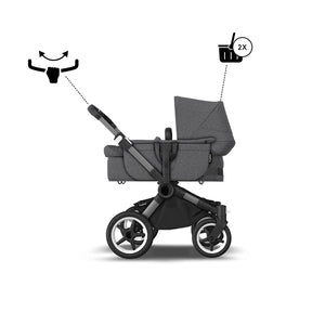 Bugaboo Donkey 5 Mono Complete - Graphite/Grey Melange-Strollers- | Natural Baby Shower