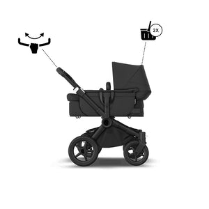 Bugaboo Donkey 5 Mono Complete - Black/Midnight Black-Strollers- | Natural Baby Shower