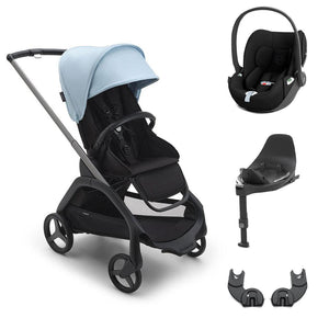 Bugaboo Dragonfly + Cloud T Travel System - Skyline Blue-Travel Systems-Base T-No Carrycot | Natural Baby Shower
