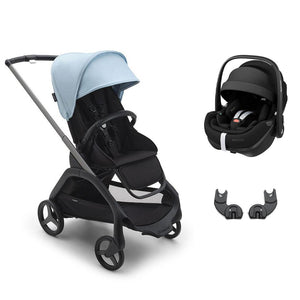 Bugaboo Dragonfly + Pebble 360/360 Pro Travel System - Skyline Blue-Travel Systems-Pebble Pro Car Seat-No Carrycot | Natural Baby Shower