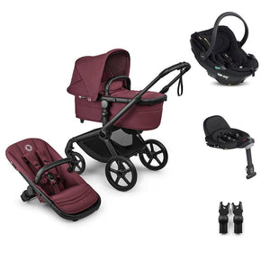 Bugaboo Fox 5 Renew + BeSafe Go Beyond Travel System-Travel Systems-Deep Indigo-No Base | Natural Baby Shower