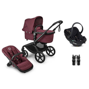 Bugaboo Fox 5 Renew + BeSafe Go Beyond Travel System-Travel Systems-Deep Indigo-No Base | Natural Baby Shower