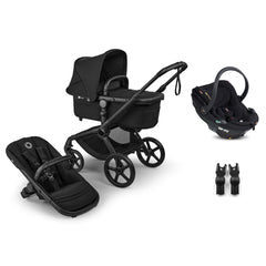 Bugaboo Fox 5 Renew + BeSafe Go Beyond Travel System-Travel Systems-Deep Indigo-No Base | Natural Baby Shower