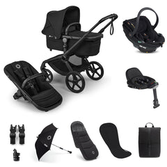 Bugaboo Fox 5 Renew Ultimate + BeSafe Go Beyond Travel System-Travel Systems-Deep Indigo-No Base | Natural Baby Shower