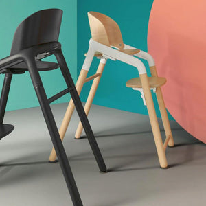 Bugaboo Giraffe Highchair + Complete Baby Set - Wood/White-Highchairs- | Natural Baby Shower