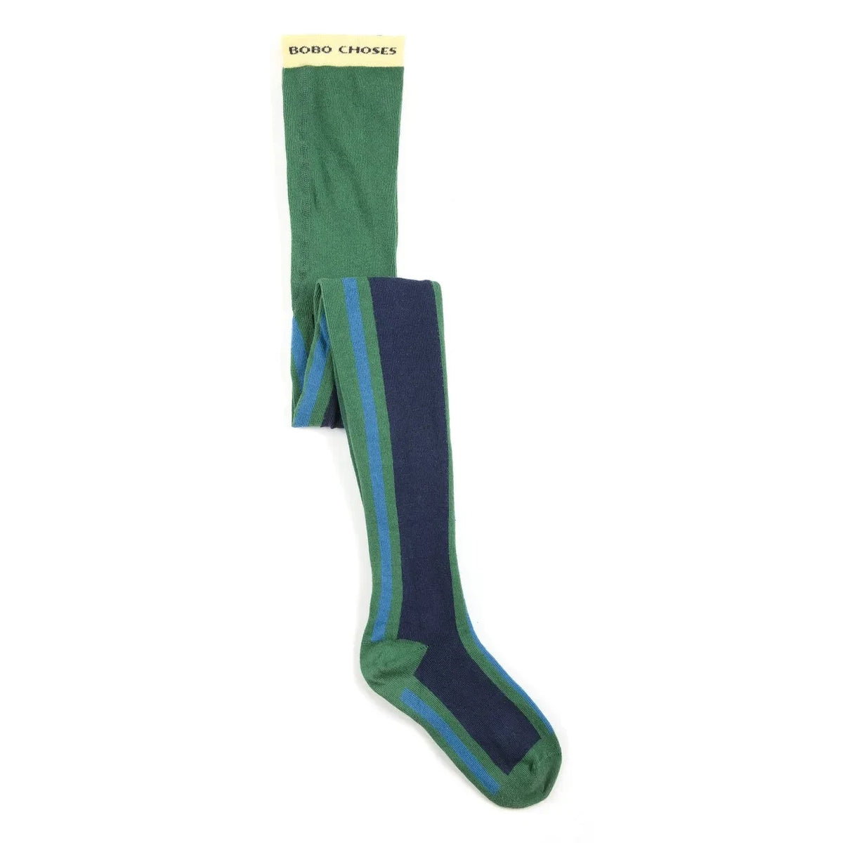 Bobo Choses - Ribbed Organic Cotton Tights | Green