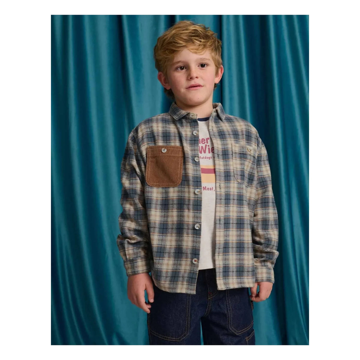 Gingersnaps - Benny Check Shirt | Blue