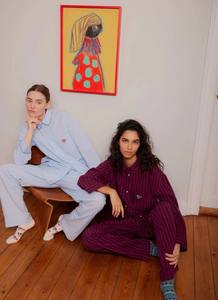 Becksöndergaard - Scallop Flotile Pajama Pants | Blue