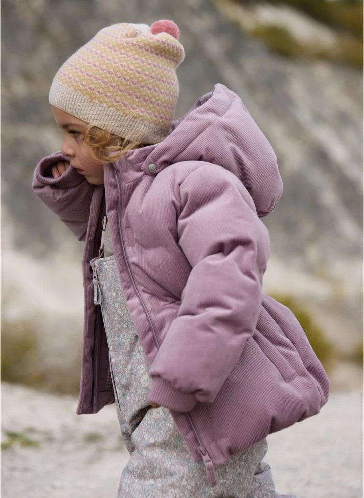 Wheat - Padded Jacket Made from Recycled Fibers | Pink