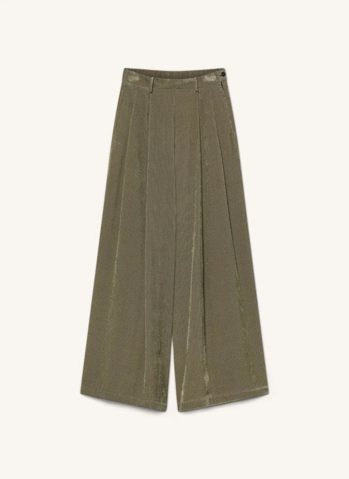 Pomandère - Pleated Trousers | Khaki