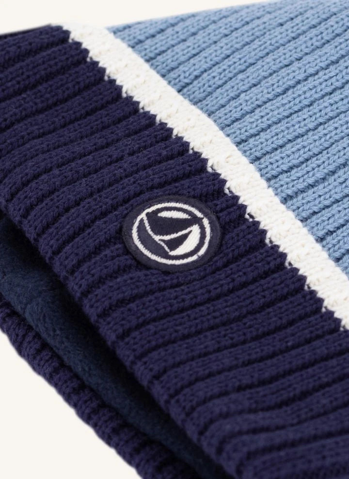 Petit Bateau - Color-Blocked Mesh Hat | Blue