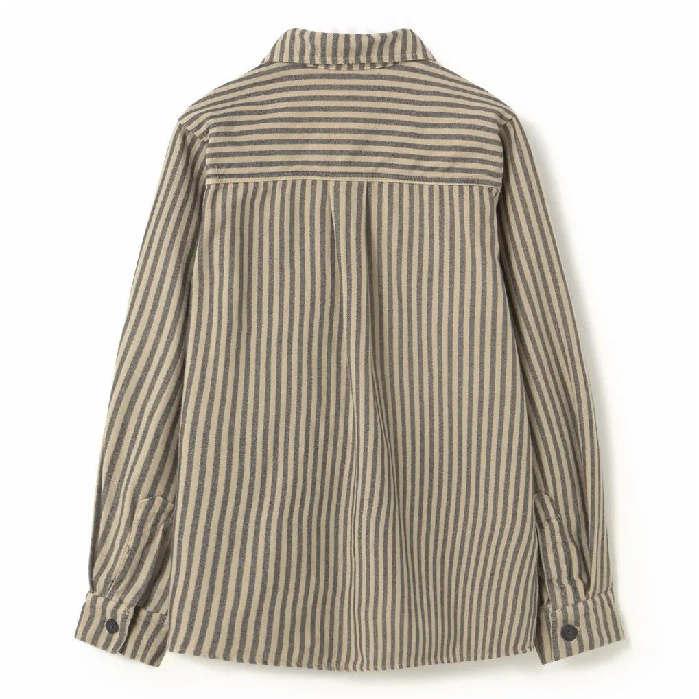 Cozmo - Turin Striped Shirt | Beige
