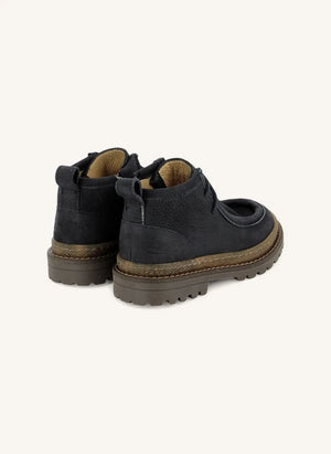 Pom d'Api - Boots Wall Zip Micky Nubuk | Navy