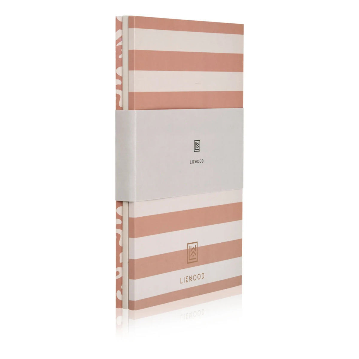 Liewood - A5 Sidney Notebooks - Set of 3 | Peach/Leo Mix