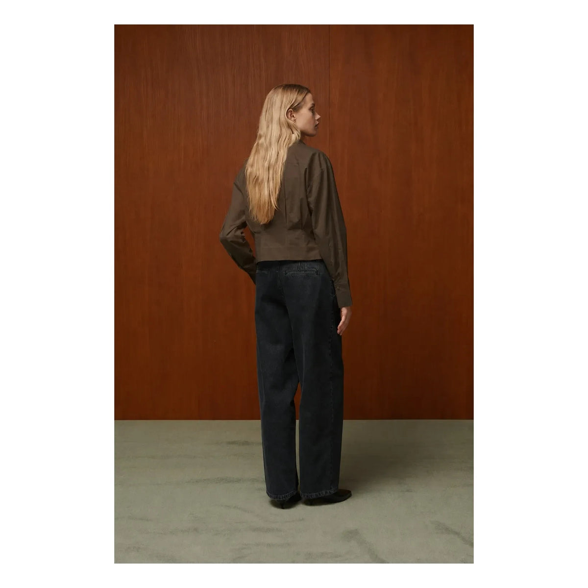 BELLEPIECE - Idris Silk Shirt | Bronze