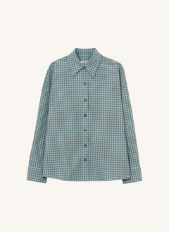 Cordera - Cotton Check Shirt | Blue