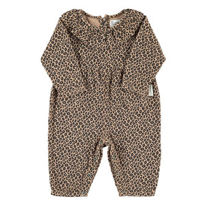 Piupiuchick - Leopard Jumpsuit | Brown