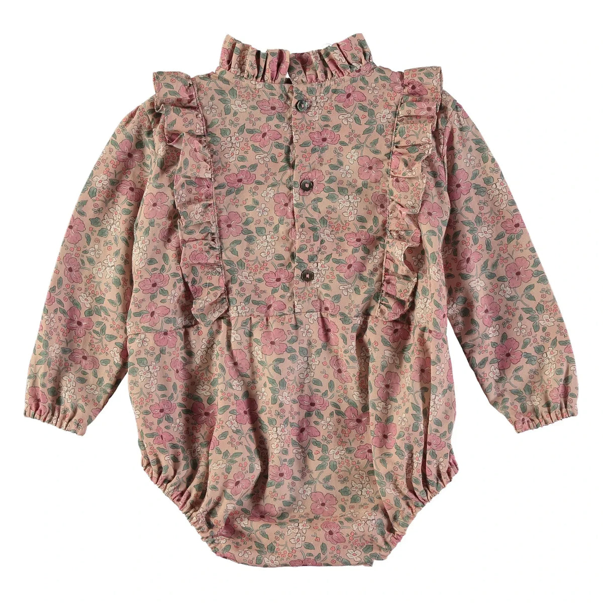Risu Risu - Luiza Liberty Organic Cotton Romper | Pink