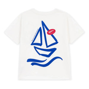 Petit Bateau - Ample Bateau Organic Cotton T-Shirt | White