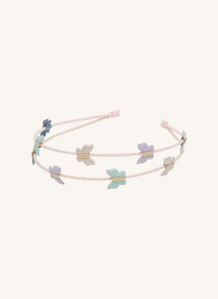 Mimi & Lula - Double Butterfly Hairband | Pale Pink