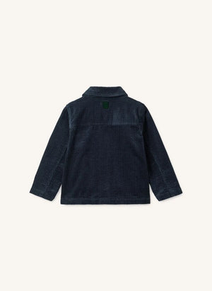 Liewood - Paulino Organic Cotton Velvet Overshirt | Navy