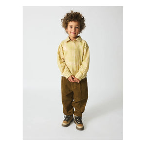 brunobruno nation - Dorethy Organic Cotton Corduroy Trousers | Mustard