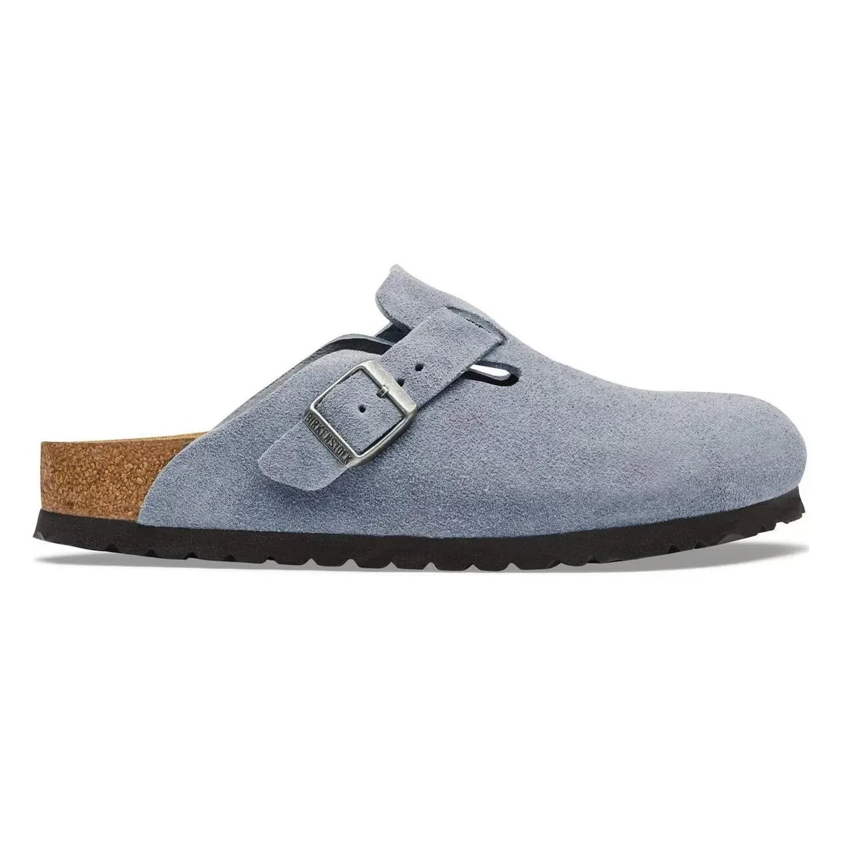BIRKENSTOCK - Bostons Suede Clogs | Blue