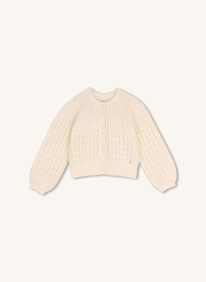 Chloé - Organic cotton cardigan | Chalk