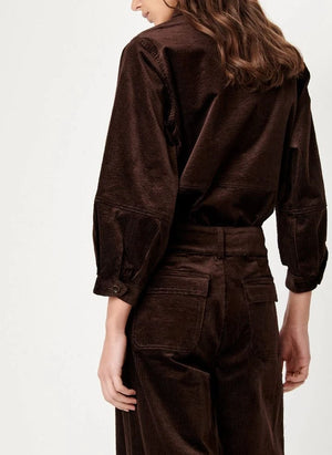 Sessùn - Leotown organic cotton blouse | Brown