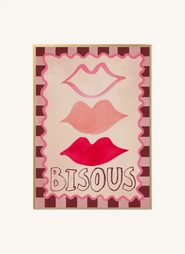 Studio Loco - "Kisses" Poster | Pink