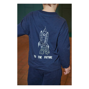 Copenhagen Colors - Organic Cotton Rocket T-Shirt | Navy