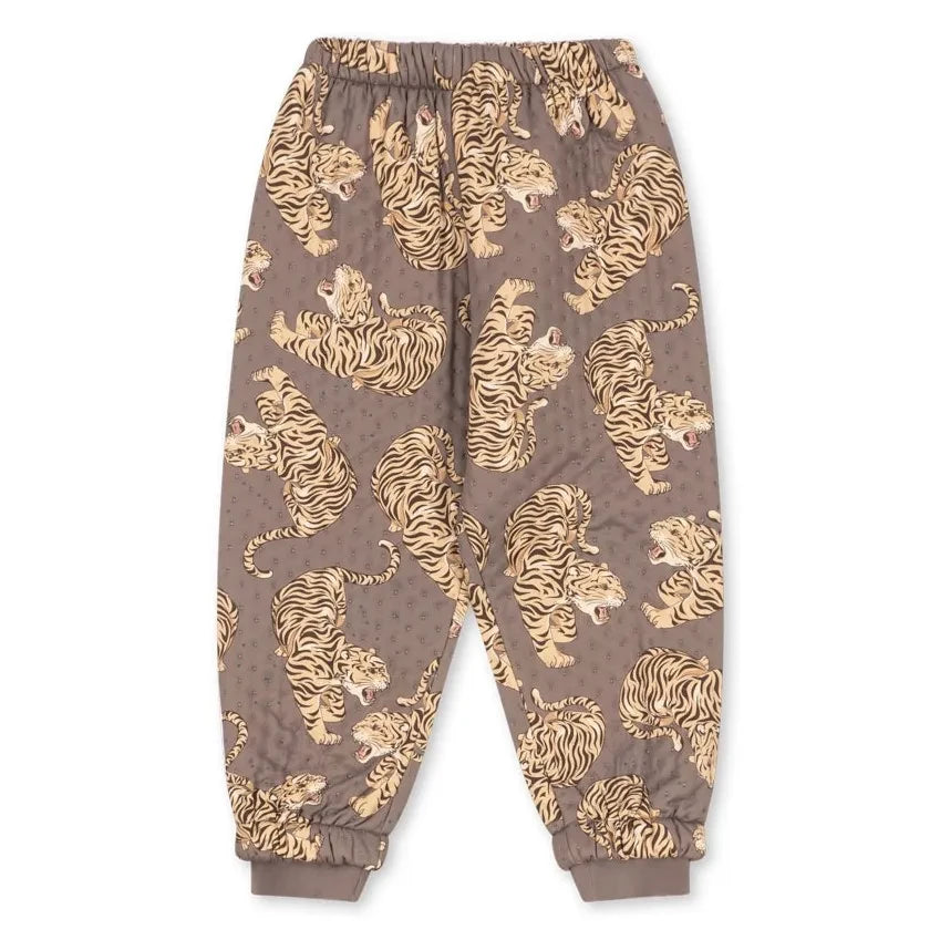 Konges Sløjd - Tigres Recycled Fiber Thermal Pants | Brown