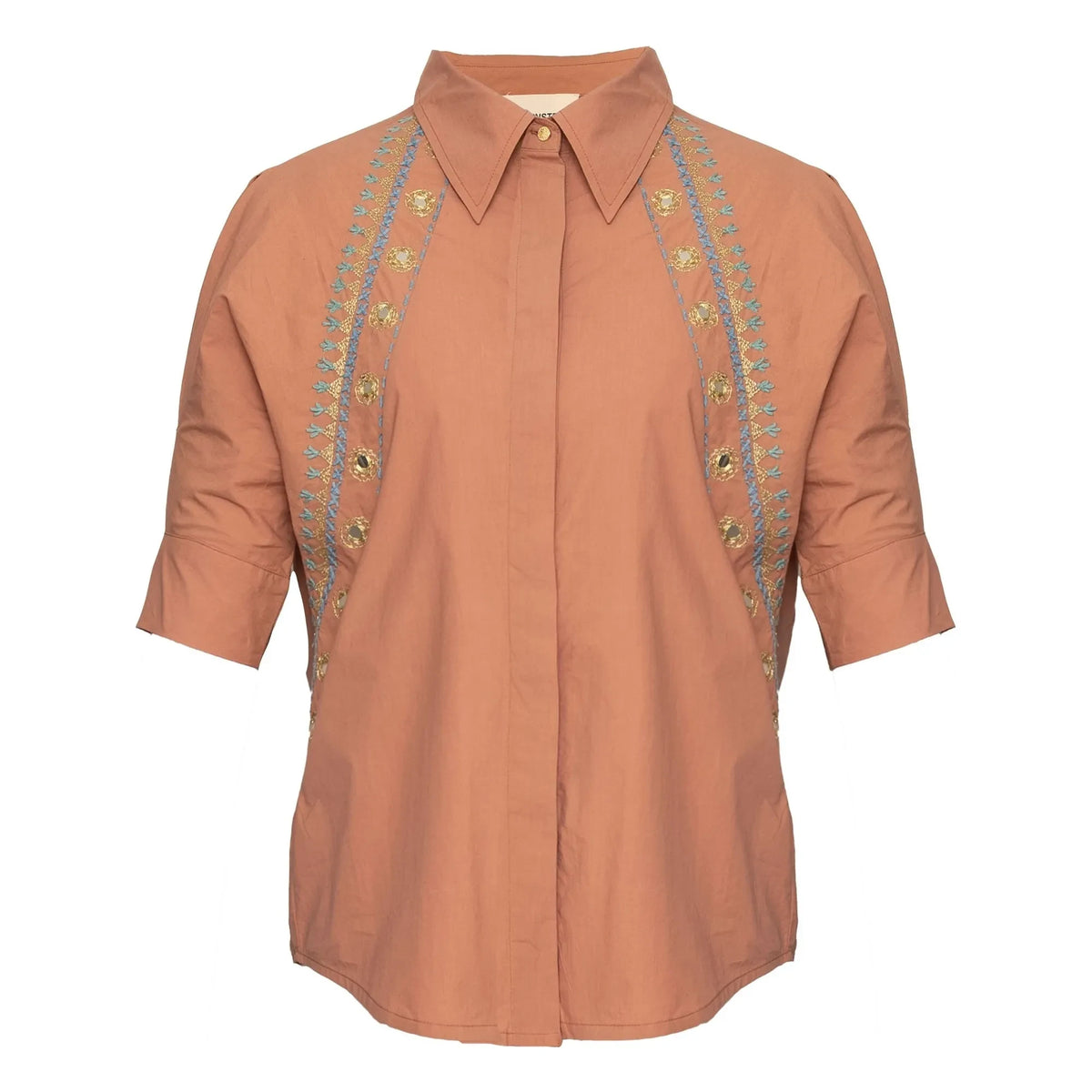 Virginie de Vinster - Los Angeles Blouse | Terracotta