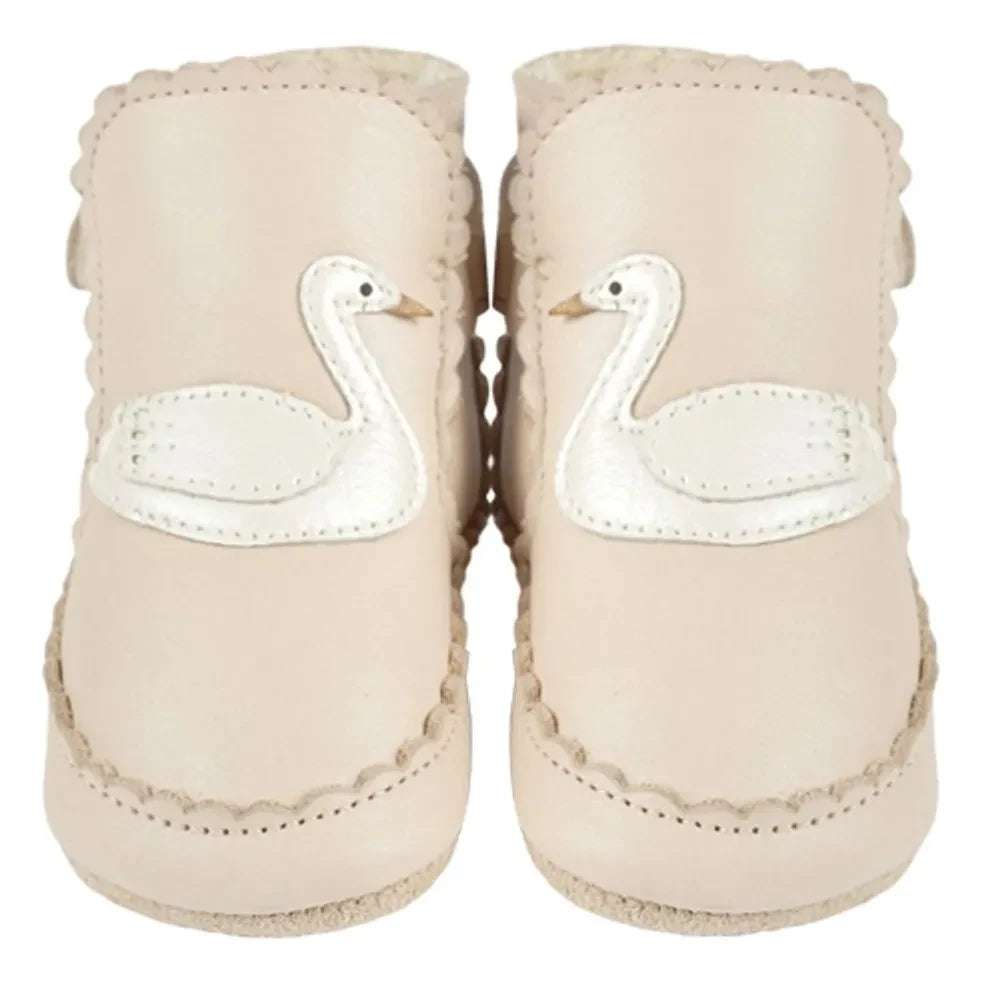 Donsje - Niv Cygne Nubuck Slippers | Pale Pink