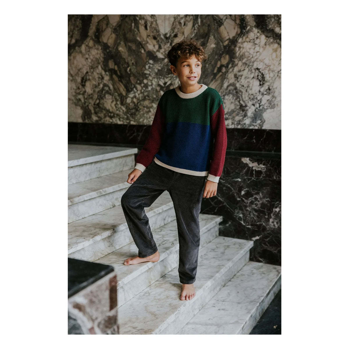 Yuki - Beau Velvet Pants | Charcoal Grey