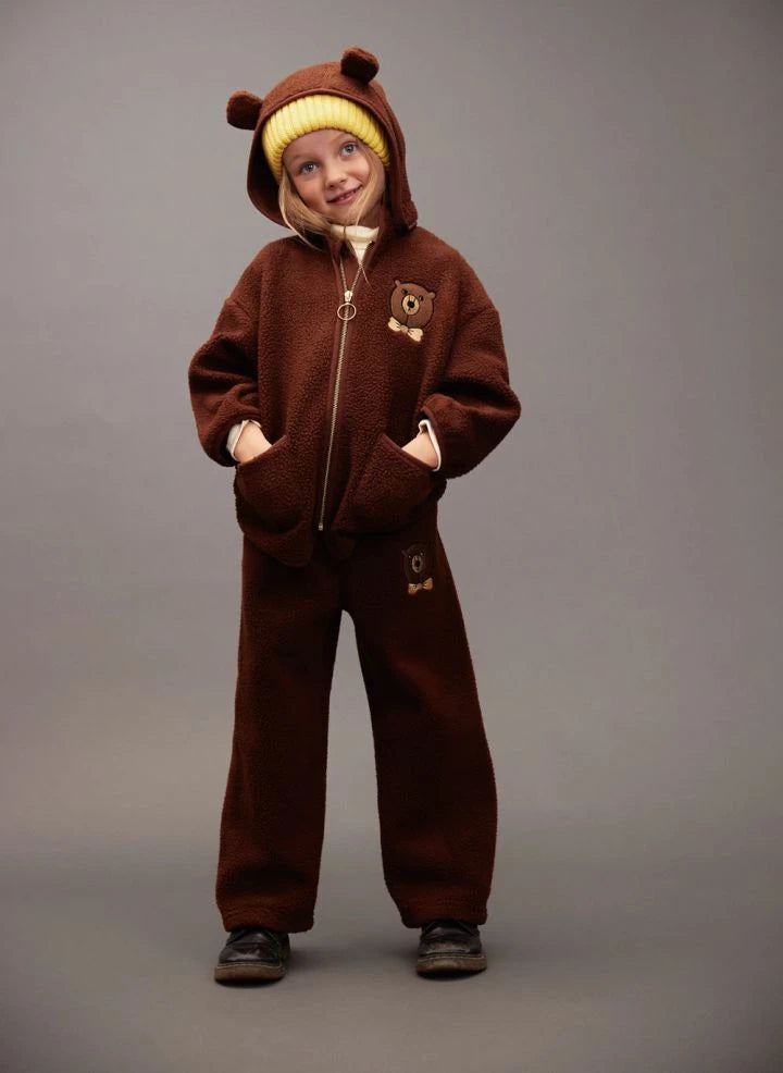 Mini Rodini - Bear Pants | Brown