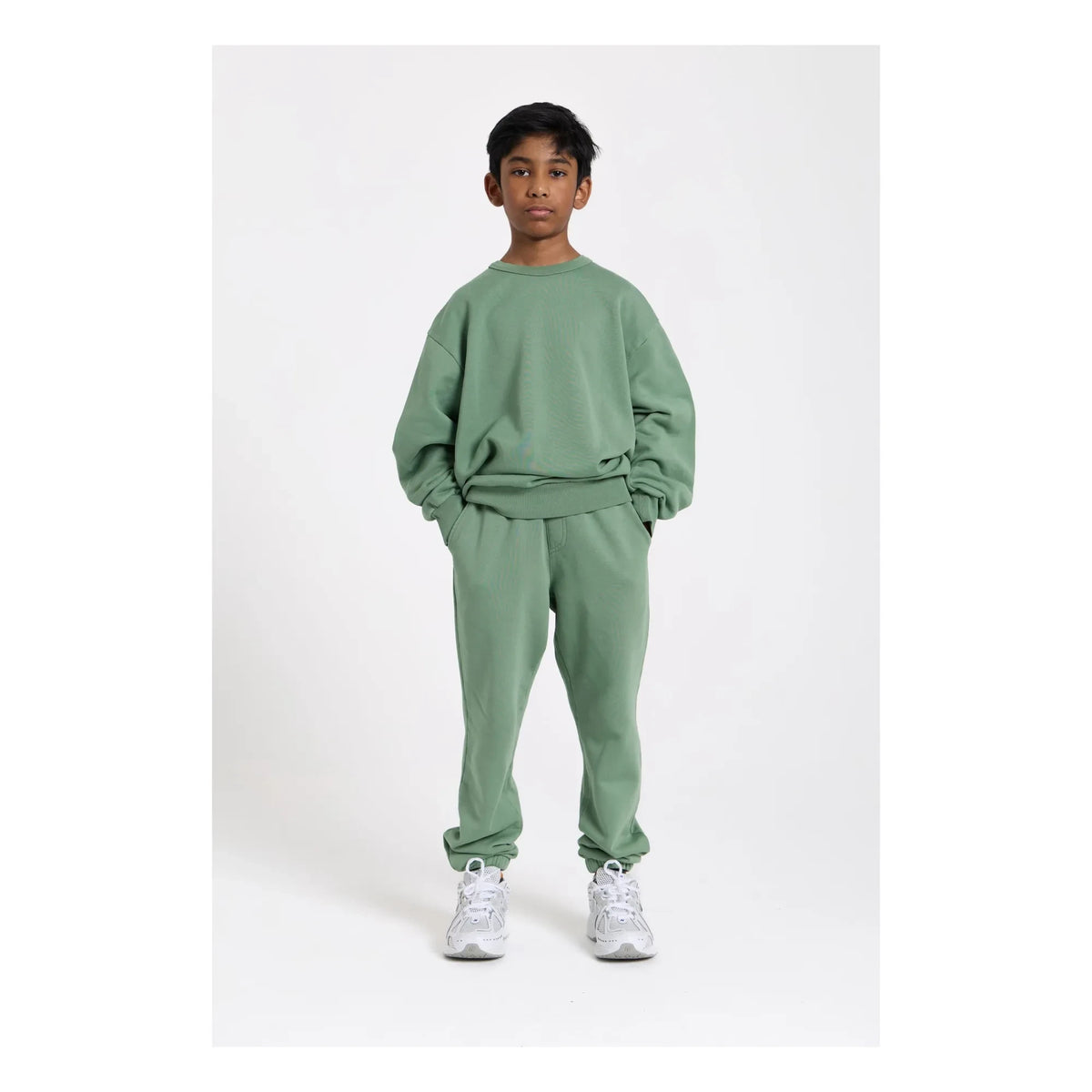 Smallable Kid - Rush organic cotton joggers | Khaki